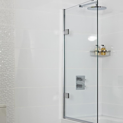 China Transparent Bath Shower Screen Glass Panel  Tempered Glass Safety supplier
