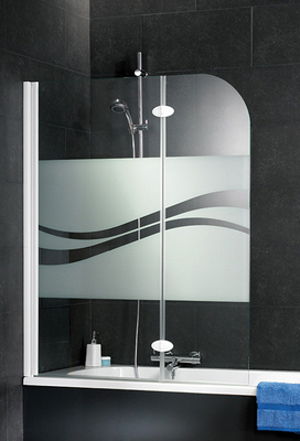 China No Frame Glass Shower Doors , Tub Door Glass Thermal Stability supplier