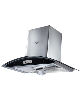 China Colorful Range Hood Glass , Tempered Glass Kitchen Exhaust Hoods supplier