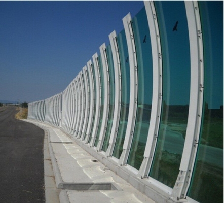 China Safety Bent Laminated Glass For Public Highway Sound Proof System supplier