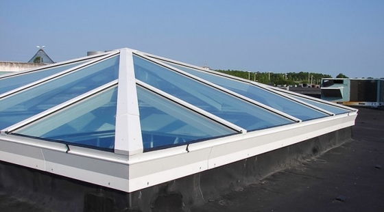 China Skylight Roof Tempered Laminated Glass Transparent Heat Resistance supplier