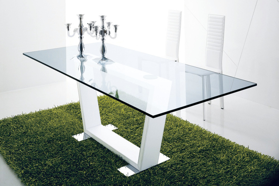 China Custom Tabletop Glass , Thick Glass Table 300 MM * 100 MM Minimum Size supplier