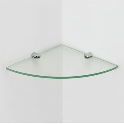 China Bathroom Corner Frameless Glass Shelves 5mm ~ 8mm En 12150 Standard supplier