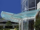 Canopy Frosted Glass Balcony Panels , Coloured Toughened Glass supplier