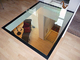 Glass Floor Toughened Laminated Glass With Black Border ISO 12543 Standards supplier
