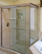 Hotel Shower Doors Frameless Glass , Bathroom Doors Glass Bright supplier