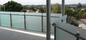 Frosted Deck Railing Glass Panels , Glass Railings Outdoor Safety supplier