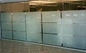 High Strength Full Height Glass Partition With Frosted Pattern supplier