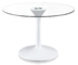 Custom Glass Tabletops , Round Clear White Tempered Glass Table Top supplier