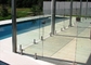 Transparent Outdoor Glass Fence , Fully Frameless Glass Pool Fencing supplier