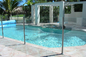 BS6206 Standard Pool Fencing Glass With Polished Edges No Holes supplier