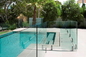 AS2208 Standard Swimming Pool Glass Fencing , Glass Panel Garden Fencing Safety supplier