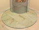 High Strength Fireplace Glass Bottom Plate Thermal Stability supplier
