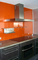 Custom Colour Painted Glass Backsplash Heat Strengthened Add Shine supplier